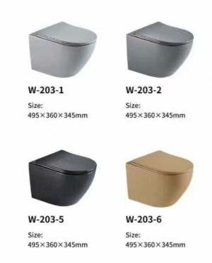203 W203 round ceramics conceal toilet