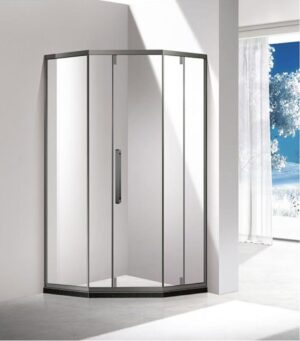 gd1023 GD-1023 sliding diamond shape shower room